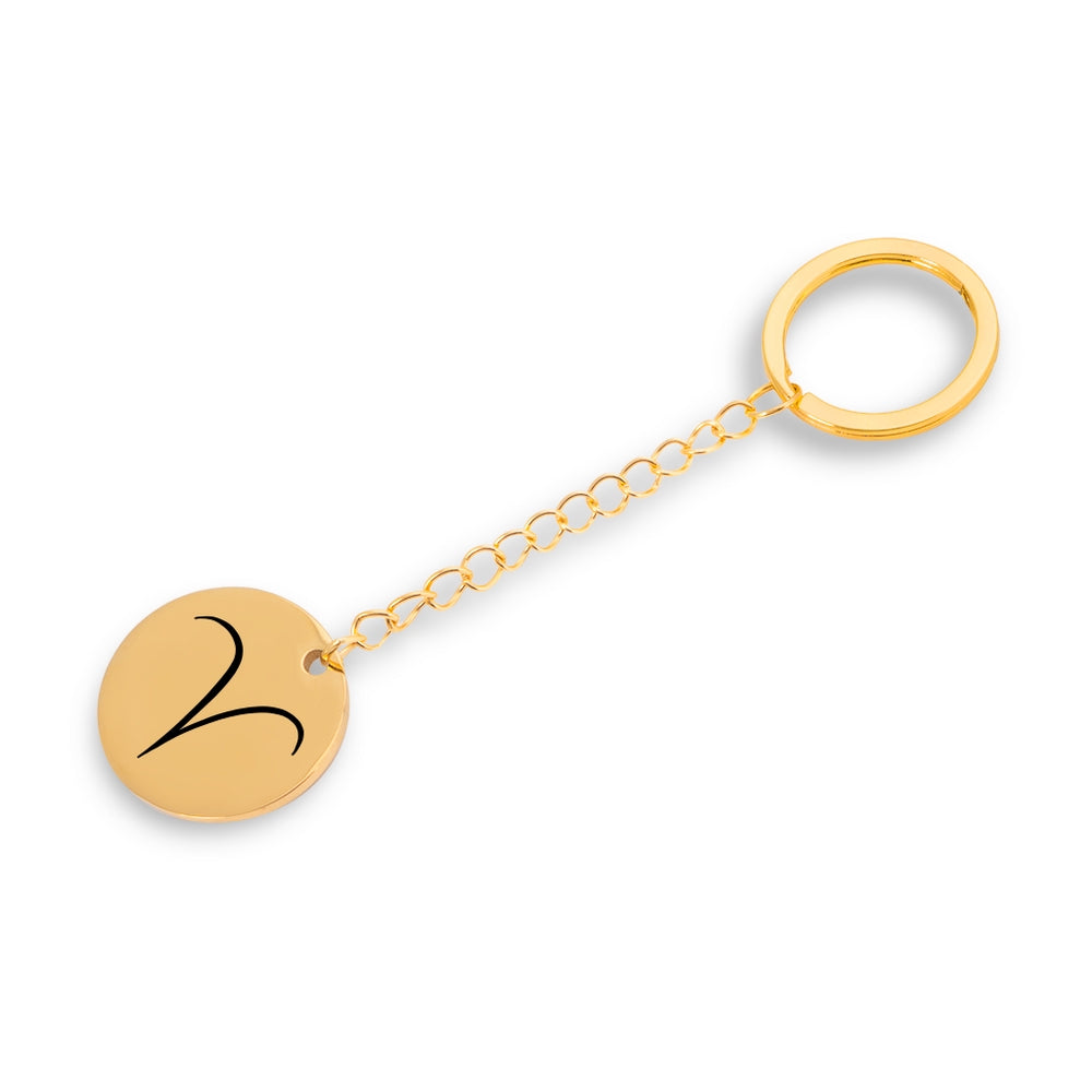 Zodiac Sign Keychain