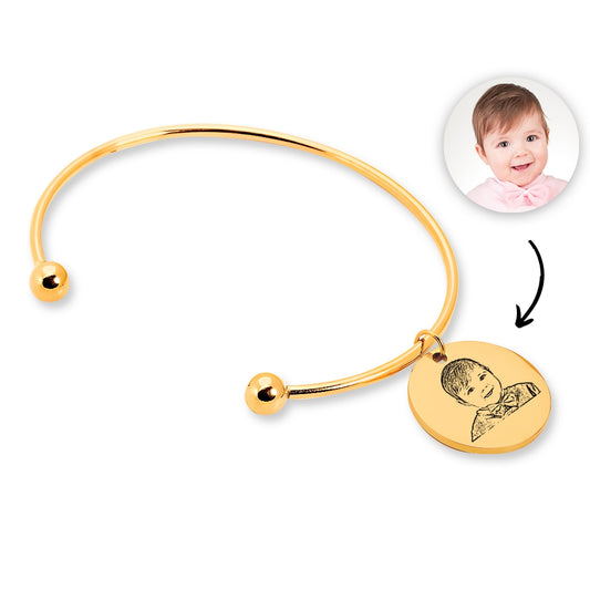 Baby Portrait Bangle