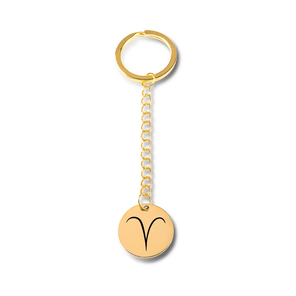 Zodiac Sign Keychain