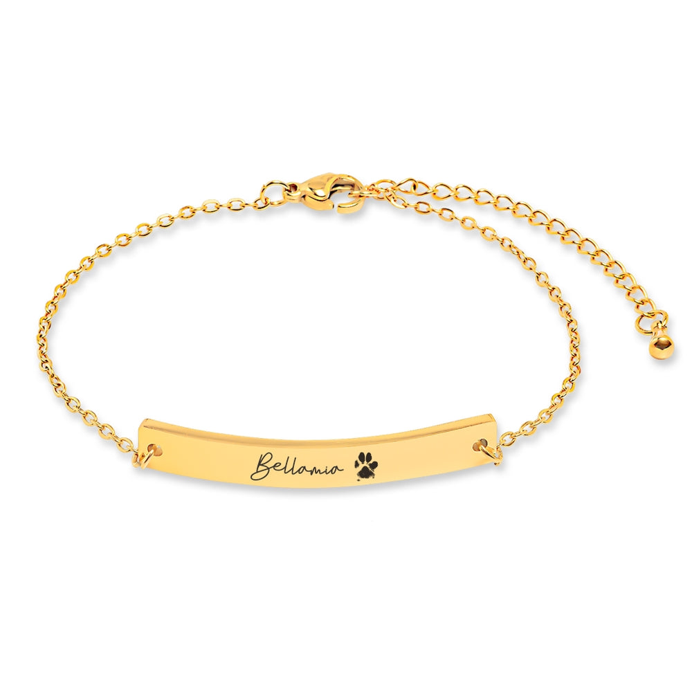 Dog Name Bracelet