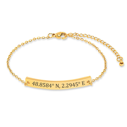 Coordinates Bracelet