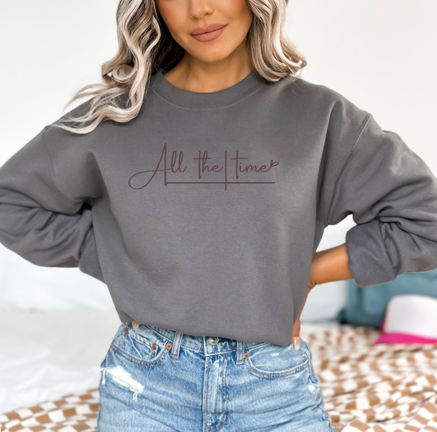 All the time Shirt, Mental Health Sweater, Christian Hoodie, Religious Gift, Catholic Tee, Aesthetic Sweater, Comfy Sweatshirt