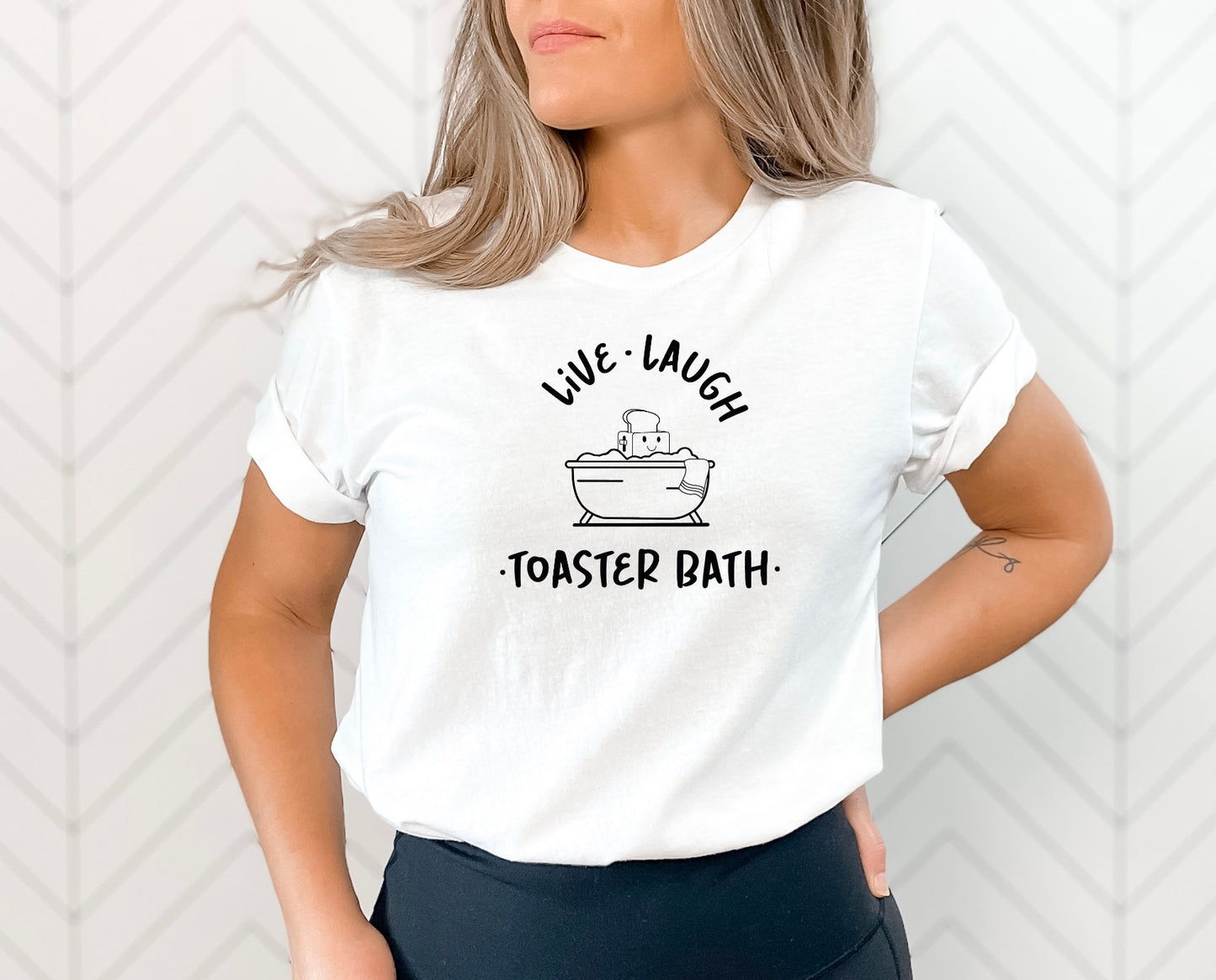 Live Laugh Toaster Bath Shirt, Live Laugh Toaster Bath Sweater, Live Laugh Toaster Bath Sweatshirt, Live Laugh Toaster Bath Hoodie, Funny Shirt, Satirical Gift