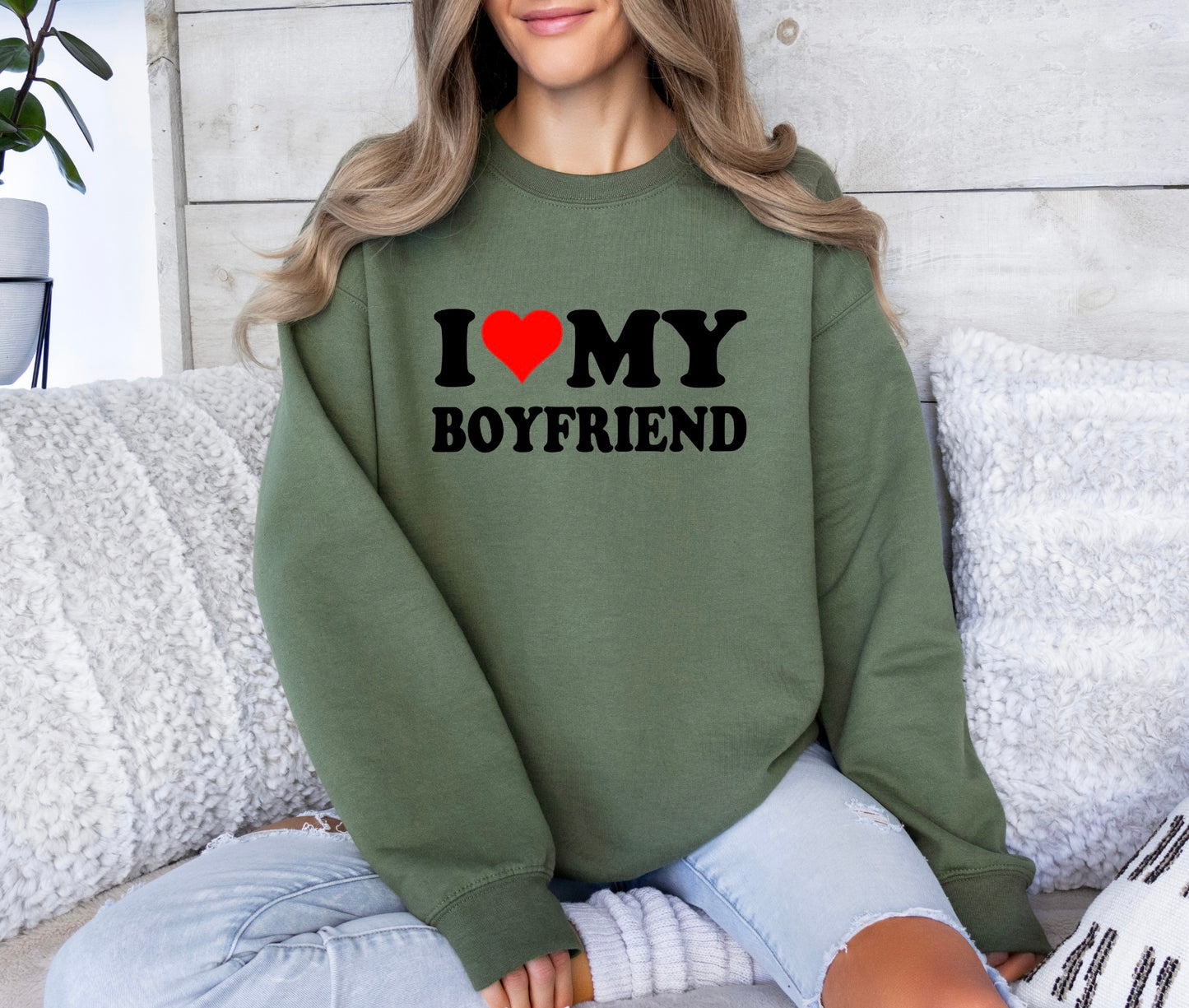 I Love My Boyfriend Shirt, I Love My Boyfriend Sweater, I Love My Boyfriend Sweatshirt, I Love My Boyfriend Hoodie, Girlfriend Gift, Valentine Present, Funny Shirt