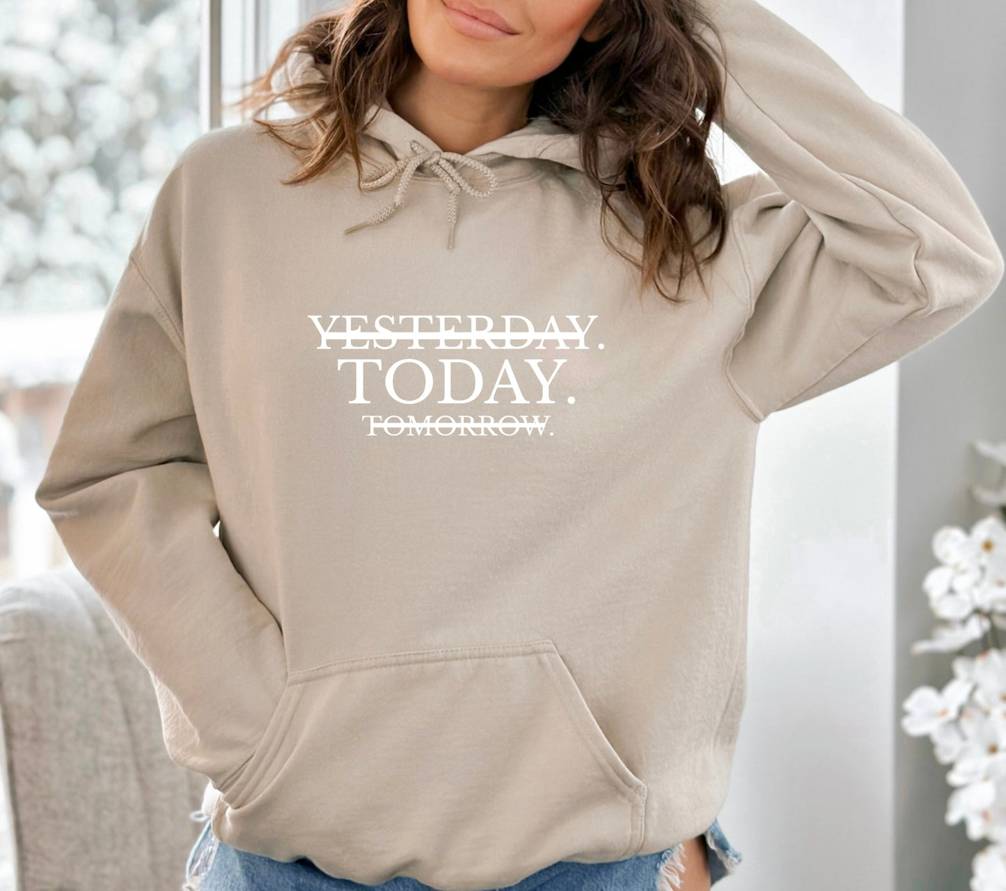 Today Shirt, Inspirational Hoodie, Business Shirt, Customized Shirt, Work Out Sweater, Aesthetic Hoodie, Mental Health Sweatshirt