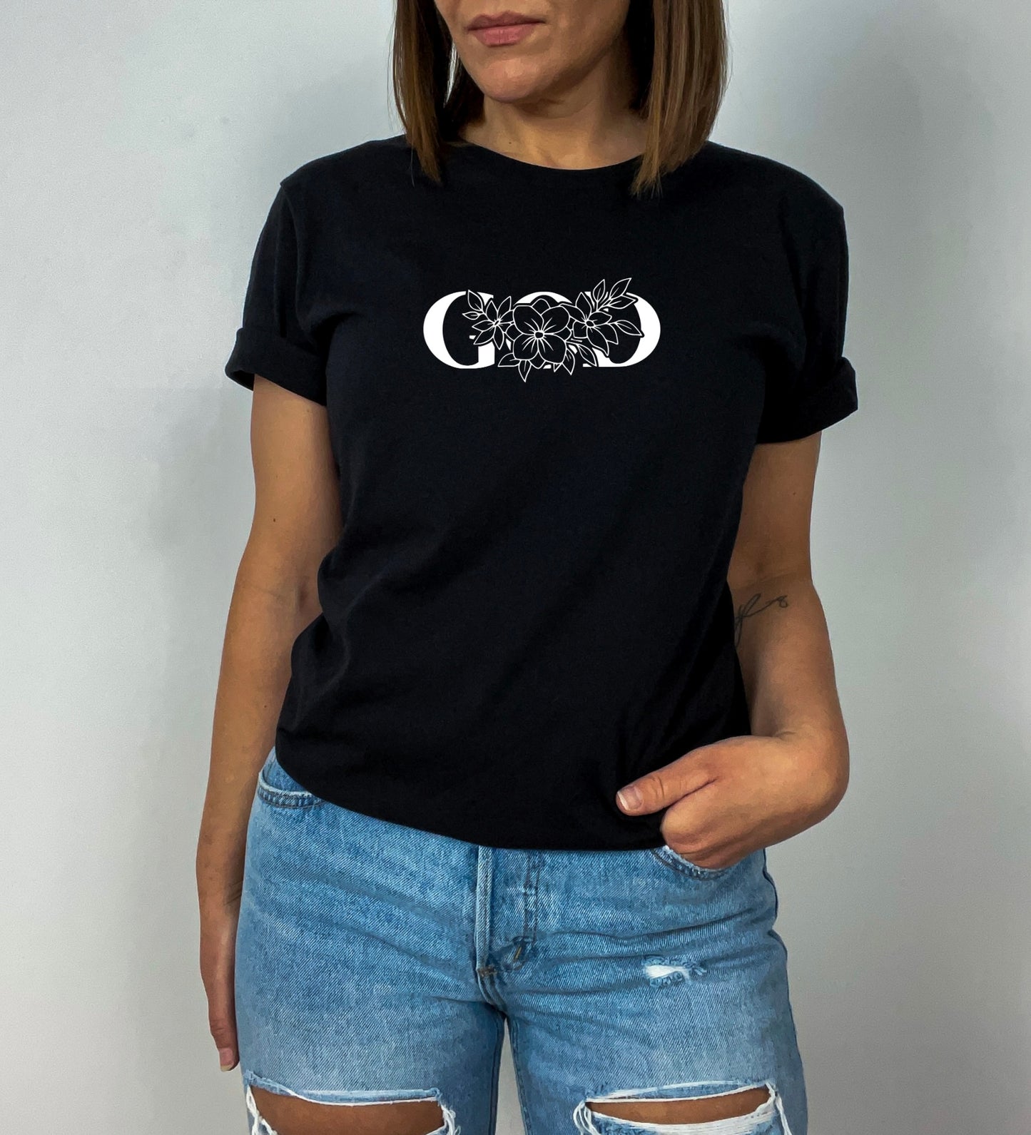 God Shirt, Christian Sweater, Catholic Tee, Aesthetic Hoodie, Religious T-Shirt, Birth Flower, Spiritual Shirt