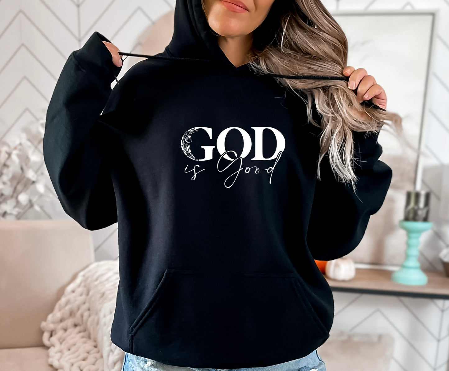 God is Good Tshirt, Christian Sweater, Catholic Hoodie, Religious Tee, Jesus Shirt, Aesthetic Hoodie, Comfy Sweatshirt