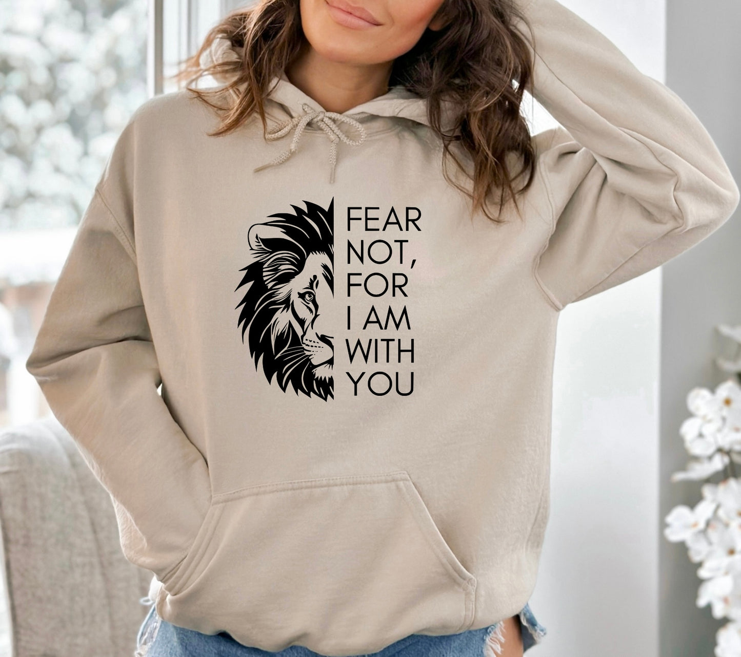 Fear Not For I Am With You Shirt, Christian Sweater, Catholic Hoodie, Religious Tee, Bible quote, Jesus shirt, Godly Gift