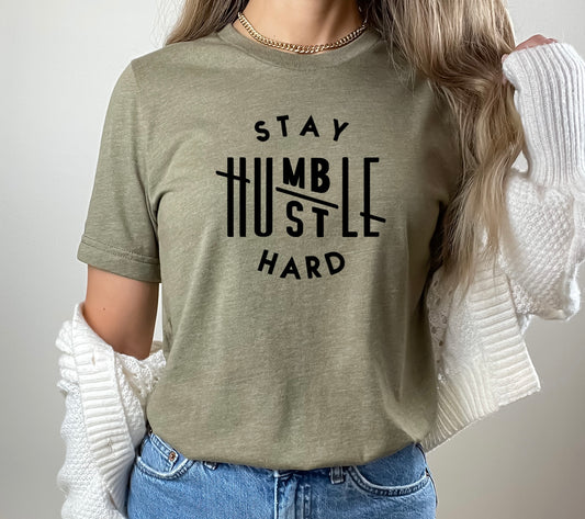 Stay Humble Hustle Hard, Inspirational Shirt, Comfy Sweatshirt, Father’s Day Gift, Mother’s Day Gift, Stay Humble Sweater, Hustle Hard Hoodie
