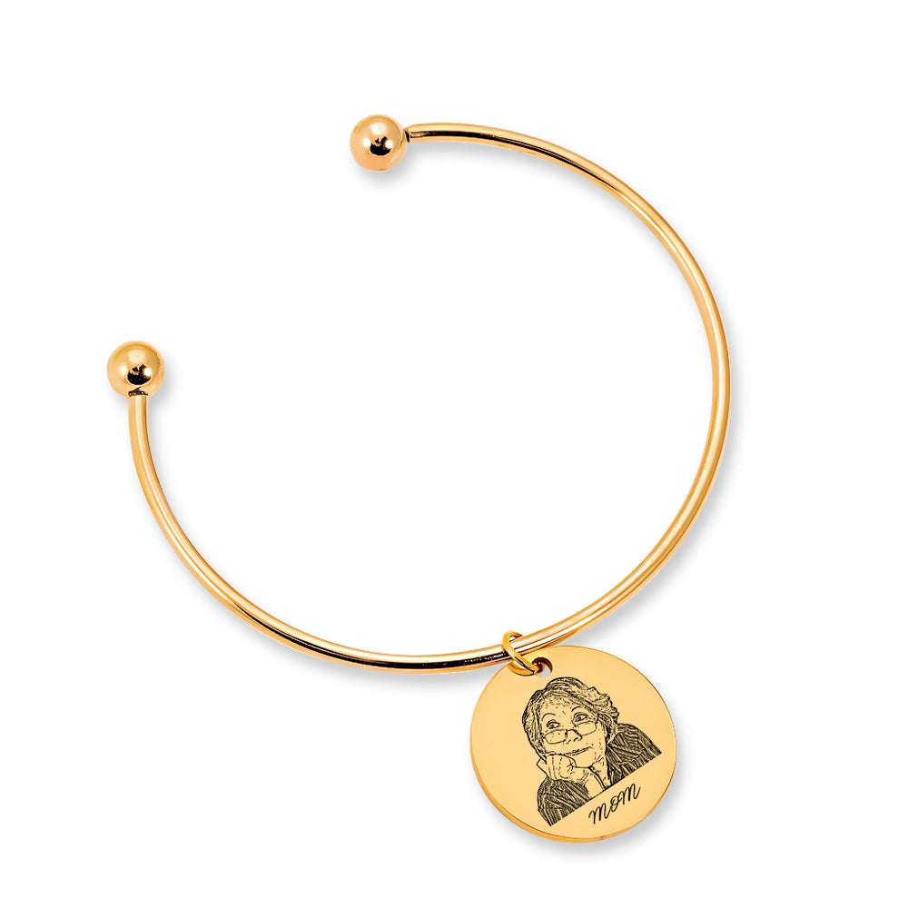 Human Portrait Bangle