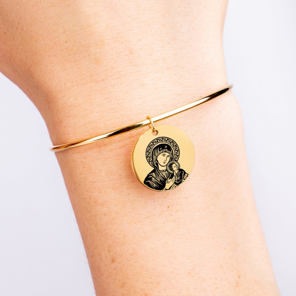 Virgin Mary & Baby Jesus Bangle