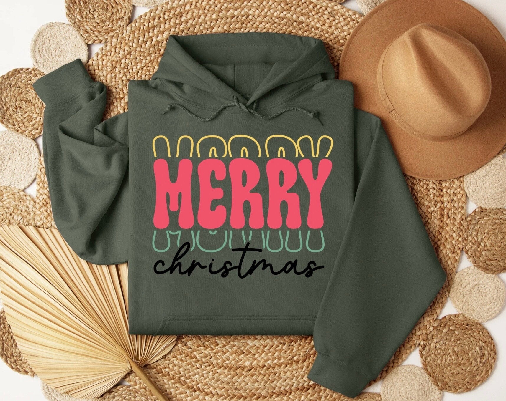 Merry Christmas hoodie, Santa Tee, Cute Christmas Sweatshirt, Christmas Shirt, Holiday Xmas Tee, Snowman Sweater, womans sweater, Farm Fresh