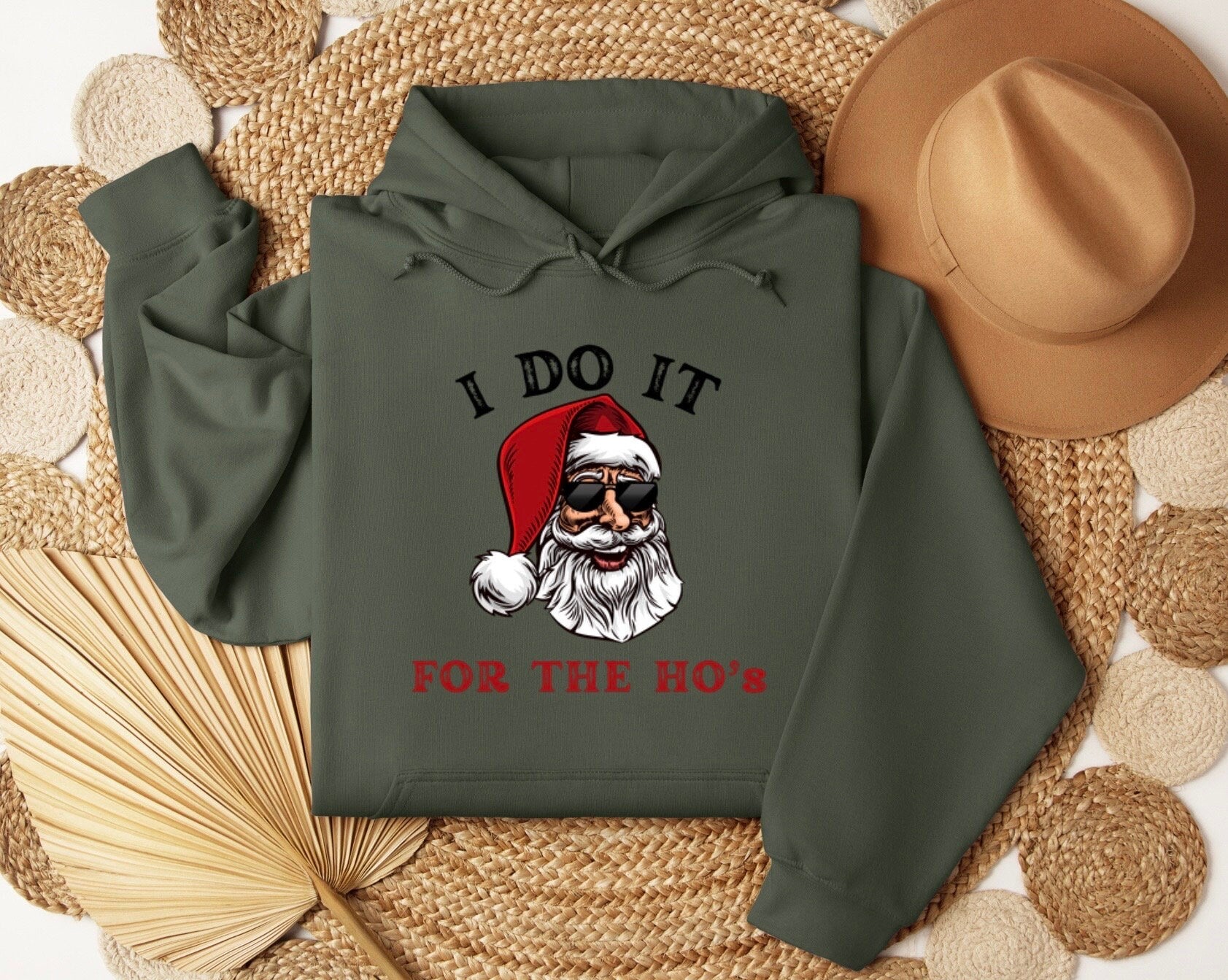 I do it for Ho ho ho Christmas Sweatshirt, Funny Christmas Santa Shirt, Womens Christmas Sweater, Funny Christmas Shirt, Adult Sweater, Xmas