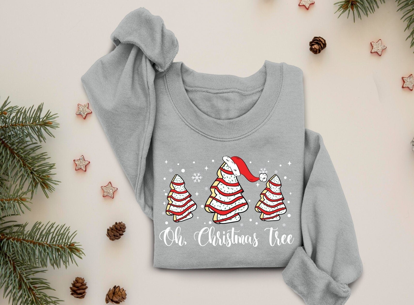 Oh Christmas Tree Sweatshirt, Christmas family shirt, Merry And Bright Christmas Tree Sweatshirt, Womens Merry Christmas Shirts, Xmas Tee