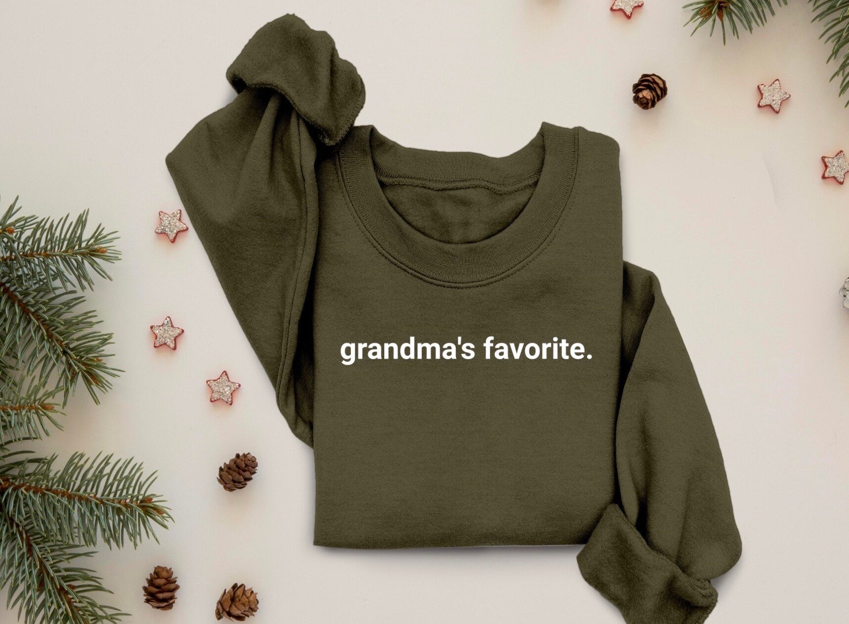 Grandmas Favorite Sweatshirt, Grandma Favorite Shirt, Grandmas Favorite Crewneck, Grandmas Favorite Sweater, Oversized Sweater,Comfy Sweater