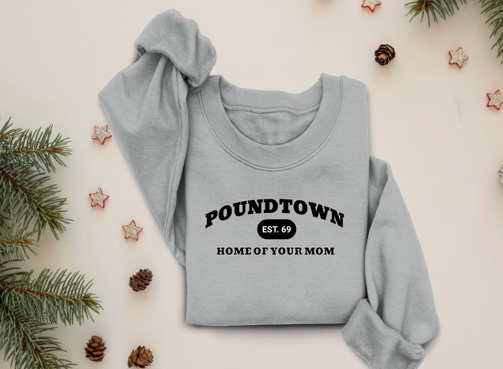 Pound town Sweatshirt, Poundtown Tee, Funny Crewneck, Crewneck Sweatshirt, Oversized Sweater, Comfy Sweater, Mothers Day Gift,Fall Sweater