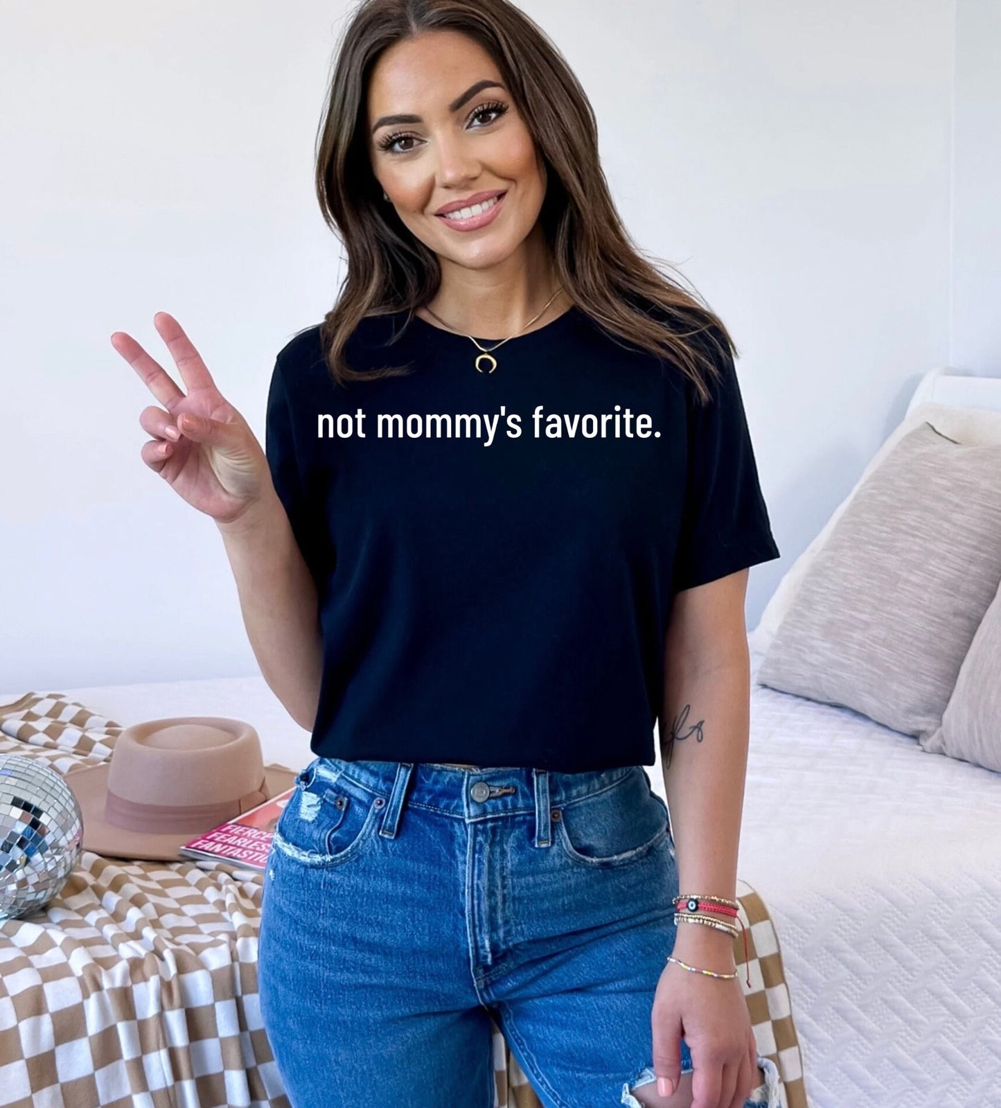 Not Mommy’s Favorite Sweatshirt, Not Mommy’s Favorite Shirt, Not Mommy’s Favorite Crewneck, Not Mommys Favorite Sweater, Oversized Sweater