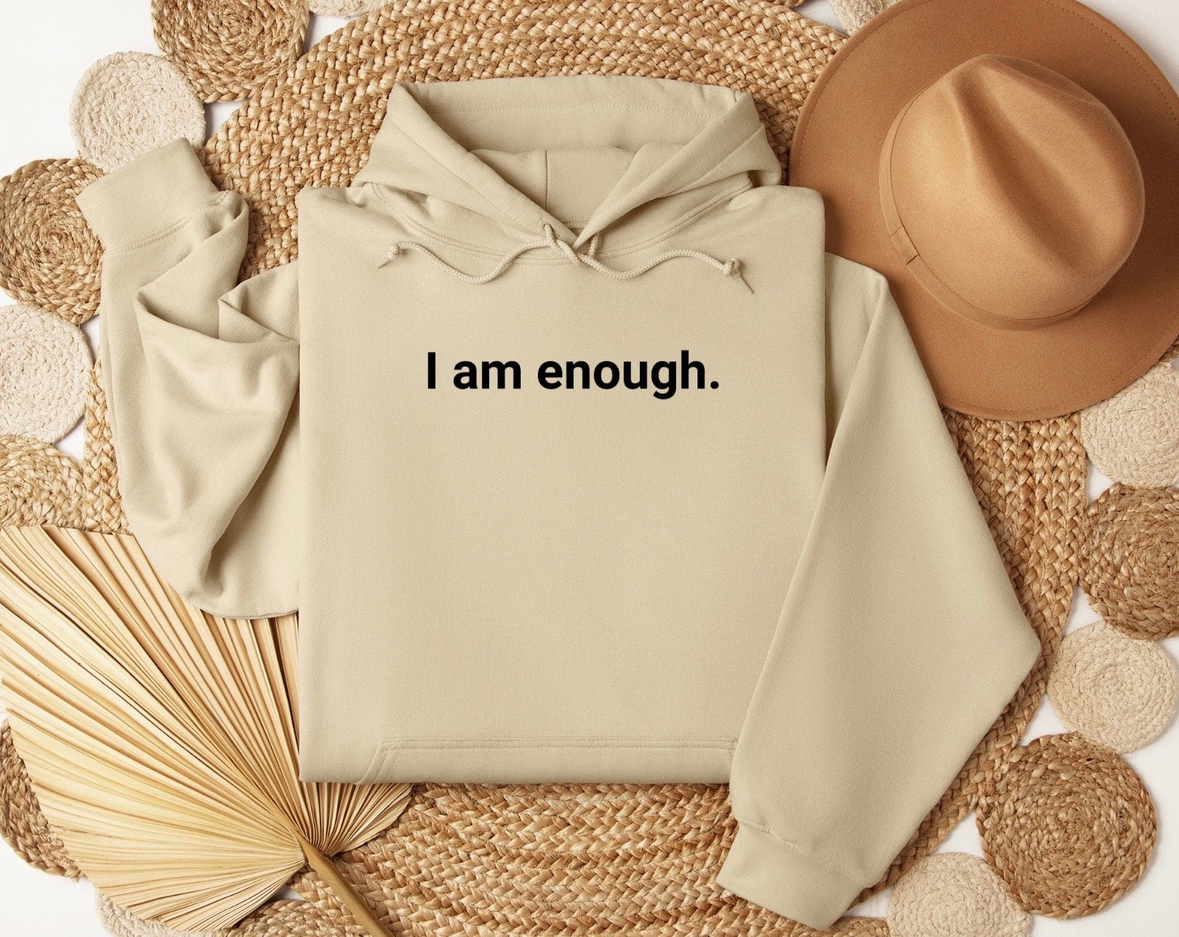 I Am Enough Sweatshirt, I am Enough Shirt, I Am Enough Crewneck, i Am Enough Sweater, Oversized Sweater, Comfy Sweatshirt, Mental Awareness