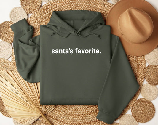 Santas Favorite Sweatshirt, Santas Favorite Shirt, Santas Favorite Crewneck, Santas Favorite Sweater, Oversized Sweater, Comfy Sweatshirt