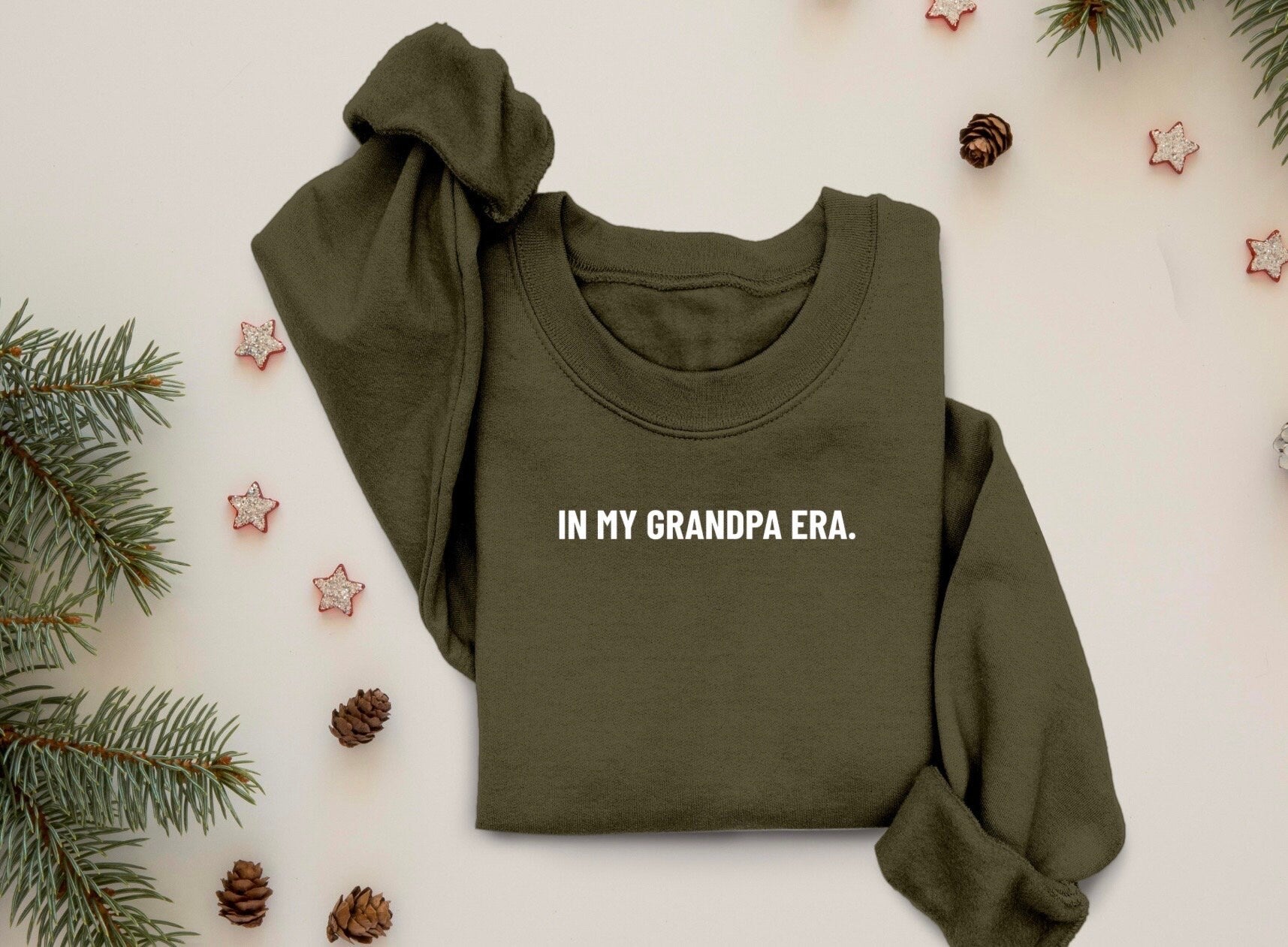 In My Grandpa Era Sweatshirt, In My Grandpa Era Tee, Grandpa Crewneck, Grandpa Sweater, Oversized Sweater, Comfy Sweater, Grandpa Gift
