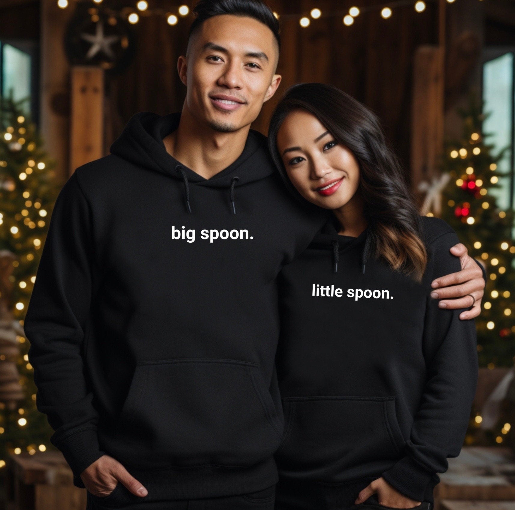 Big Spoon Little Spoon Sweatshirt, Couples sweaters, Crewneck Sweatshirt, Oversized Sweater, Comfy Sweater, Valentine Sweater, Couples Match