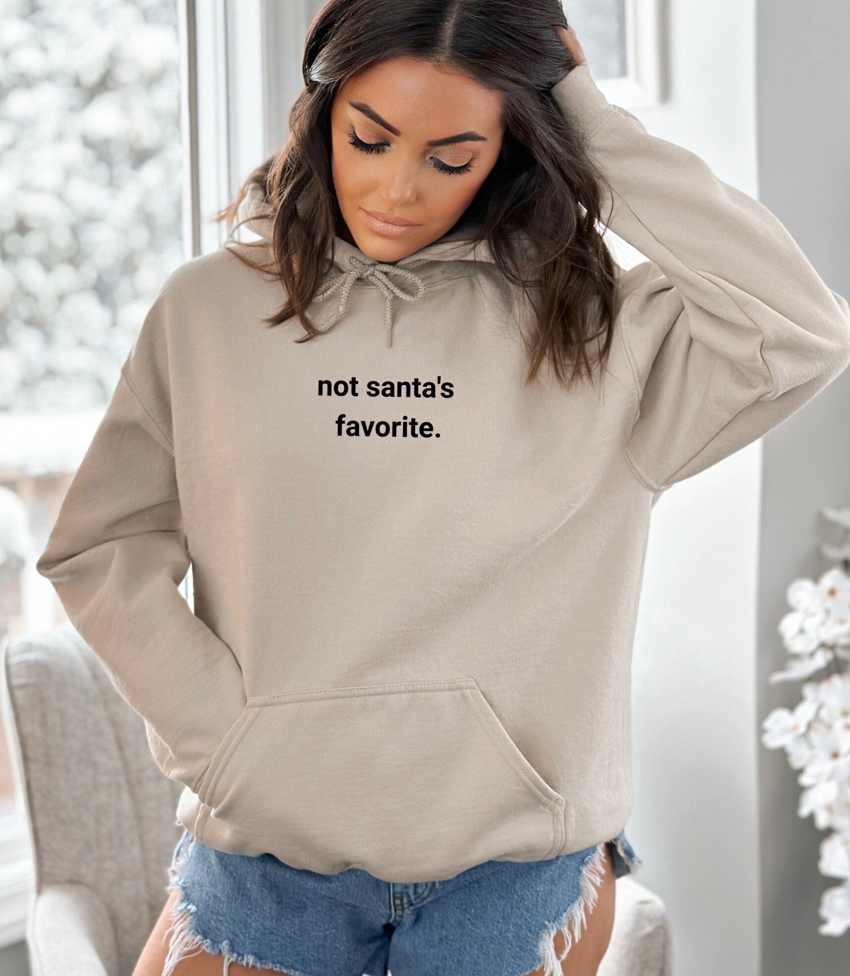 Not Santas Favorite Sweatshirt, Not Santas Favorite Shirt, Not Santas Favorite Crewneck, Not Santas Favorite Sweater, Oversized Sweater